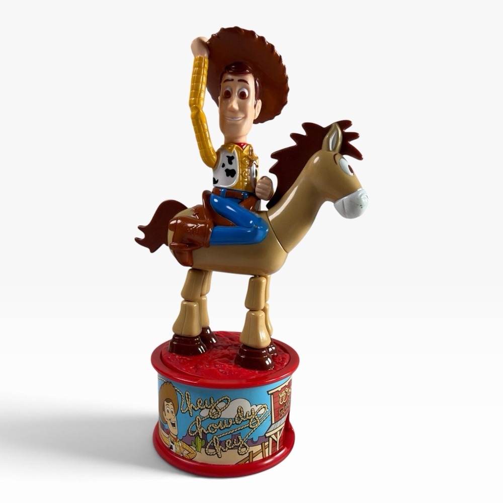 Disney Pixar Woody & Bullseye Toy Story 2 Mcdonalds Happy Meal Candy Dispenser